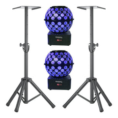 Stagg Tripod Stands with 2x Ibiza Light Starball (Bundle)