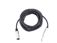 Omnitronic Adapterkabel XLR(M)/Klinke Mono 10M Schwarz
