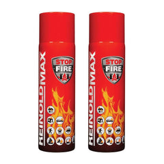 2x ReinoldMax Fire Extinguishing Spray 500ml Fire Extinguisher Kitchen Caravan Tent