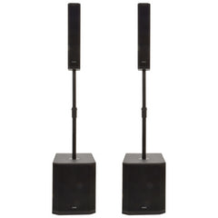 2x Citronic Monolith mk3 Active Sub + Column Array 2000w Total