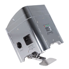 Equinox Color Raider Lithium-Batterie-Uplighter-Paket (Chromgehäuse)