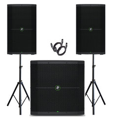 2x Mackie Thump 215XT + Thump 115S Caisson de basses 4200 W Système de sonorisation