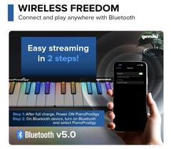 Gemini GPP-101 Piano Prodigy Smart Midi Keyboard