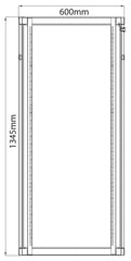 Armoire rack Adastra 28U x 600 mm de profondeur