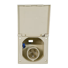 PCE 16A 230V 2P+E Caravan-Panel-Einlass (0137-6)