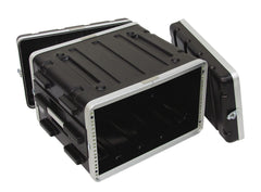 Roadinger Kunststoff-Rack Kr-19, 6U, Dd, Schwarz