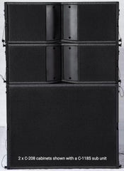 Citronic 4x C-208 Line Array Speakers with 2x C-118S Subwoofer