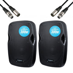 2x Kam RZ10A Active 10" Speaker DJ Sound System PA 600W