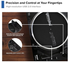 2x Gemini TT-5000 Professional Direct-Drive Turntable