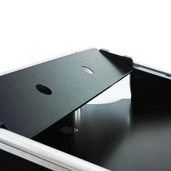 Liteconsole Elite Doppelfunktions-Laptopregal aus Aluminium, Schwarz