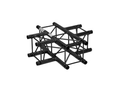 Alutruss Decolock Dq4-Spac41 4-Wege-Kreuzstück Schwarz
