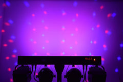 QTX Recharge DJ : Derby LED &amp; PAR Bar avec Trépied
