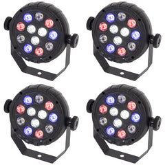 4x Kam Par 12 USB Light Mini Par DJ Disco Party Light