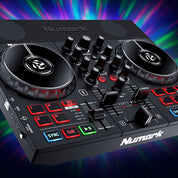 Numark Party Mix Live DJ Controller inc Numark HF125 Headphones + Laptop Bundle
