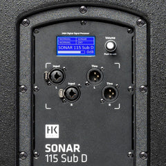 2x HK Bundle Max Polar 12 1200w + 2x 1500w Sonar 115d Subwoofer Bass Extension