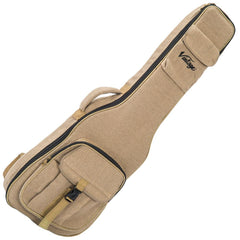 Vintage V65 Proshop Unique Guitar - Amber Tint Inca Silver