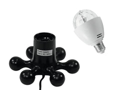 EUROLITE Set LED BC-1 RGB + Hexopus Sockel schwarz