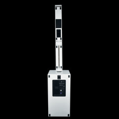 2x DAP Frigga Single Active Column PA System 2000w - White Inc Covers