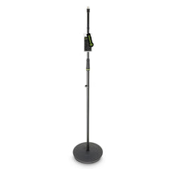 Gravity MS23 Round Base Microphone Stand Black Band