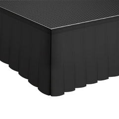 Global Truss GT Stage Deck Polyester Skirt 205 x 100cm Pleated