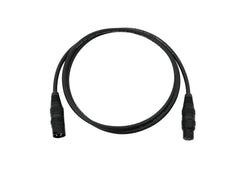 Sommer Cable DMX-Kabel XLR 3Pin 1,5M Schwarz Hicon