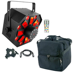 Chauvet Swarm Wash FX 4-in-1-LED-DJ-Effektlicht-Laser-Derby-Strobe-IRC-Paket