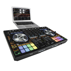 Reloop Mixon 4 DJ Controller inc Flightcase Carry Case DJ Disco Bundle