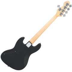 Vintage Vj75 5 String Bass - Maple Fb - Gloss Black