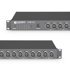 Cameo SB 6 DUAL 6-Kanal DMX Splitter/Booster (3 Pin und 5 Pin)