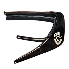 Thalia Guild Black Chrome Finish Capo - Blue Abalone With G Shield