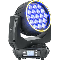 AFX Light WASH-1940-RGB Wash Zoom Moving Head mit Ringeffekt 19X 40W RGBW LED inkl. Flightcase