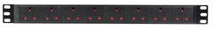 Adastra 1U Rackmount 8-Gang UK Unité de distribution d'alimentation + câble de 1,8 m