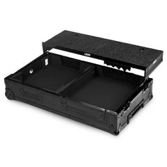UDG FlightCase Scratch (Turntable Battle/PLX-CRSS12 & 10"/12" Mixer)  Black Plus (Laptop, Trolley & Wheels)