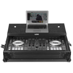 UDG Ultimate Flight Case for Pioneer DDJ-RX/ SX3 Black MK2 Plus (Laptop Shelf)