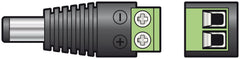 Quecksilber-2,1-mm-Gleichstromstecker mit Schraubklemmen
