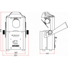 JB Systems Vector Scan 100W LED Scanner