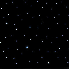 LEDJ Sternentuch 3m x 2m DJ-Hintergrund LED Sternentuch inkl. Ständer und Controller STAR01 *B-Ware