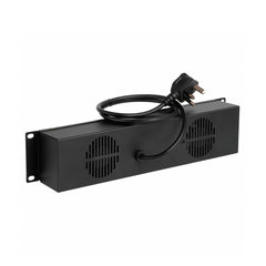 Thor Rack Fan 19" Rackmount 2 x 80mm Fan Panel Cooling Server