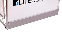 Liteconsole XPRSlite Kickplate Alu Silber für XPRS Lite DJ-Ständer