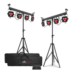 2x Chauvet DJ 4Bar LT BT LED Parbar Lighting System