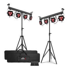 2x Chauvet DJ 4Bar LT BT LED Parbar-Beleuchtungssystem
