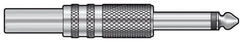 qtx 6,3 mm Monostecker, Metall