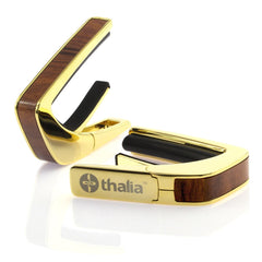 Thalia Gold Finish Capo With Santos Rosewood Inlay