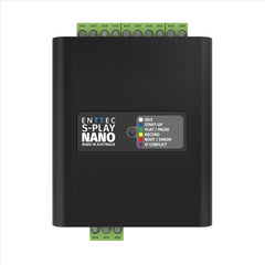 ENTTEC S‑PLAY NANO – 1‑Universe Smart Light Show Controller (DIN‑Rail / Surface Mount)