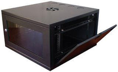 Pulse 6U 19" Wall Mount Steel Rack Cabinet Black