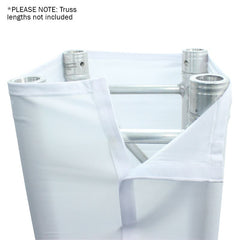 Quad 1.5M Truss Cover Scrim Sox Sleeve White Cover
