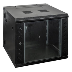 Showgear RCA-WMH-9 9U 19" Rack, Wandmontage, aufklappbare Rückseite