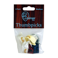 D'andrea Medium Thumb Picks Deluxe Colours