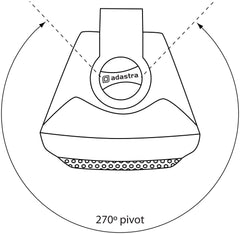 Adastra BC3V 60W 100V Background Speakers (White)