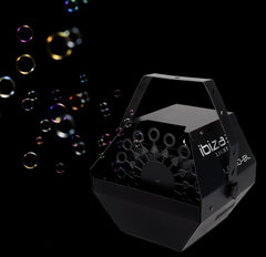 Ibiza LBM10BAT-BL Battery Powered Rechargeable Bubble Machine inc Wireless Remote *B Stock*
